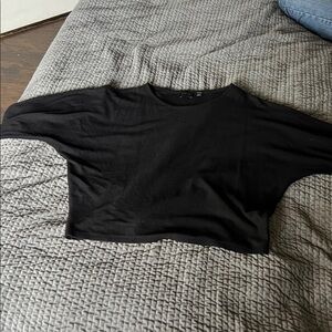 Cyrus Elegant Black Crop Top